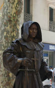 Живые статуи на Ла Рамбле