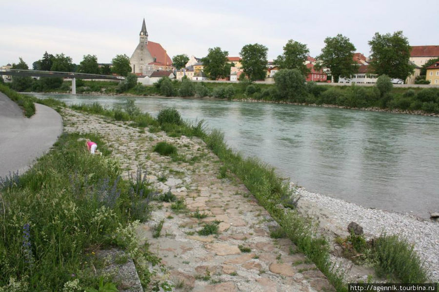 Вид на Лауфен Оберндорф-Зальцбург, Австрия