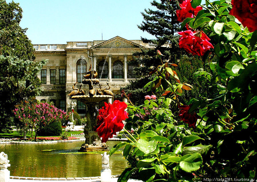 Сады Долмабахче Стамбул, Турция