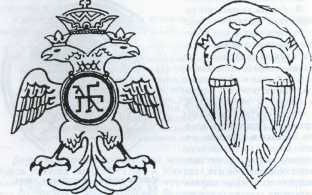 Родовой герб Палеологов и Мангупский орел Севастополь, Россия
