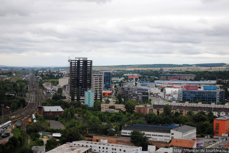 Красные крыши старого Брюне Брно, Чехия