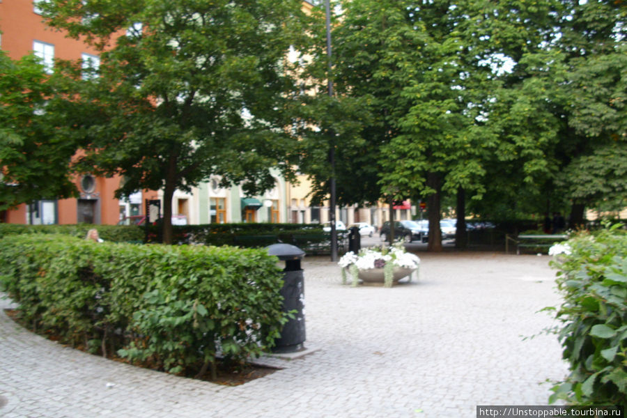 Площадь Греты Гарбо на Сёдермальме Стокгольм, Швеция