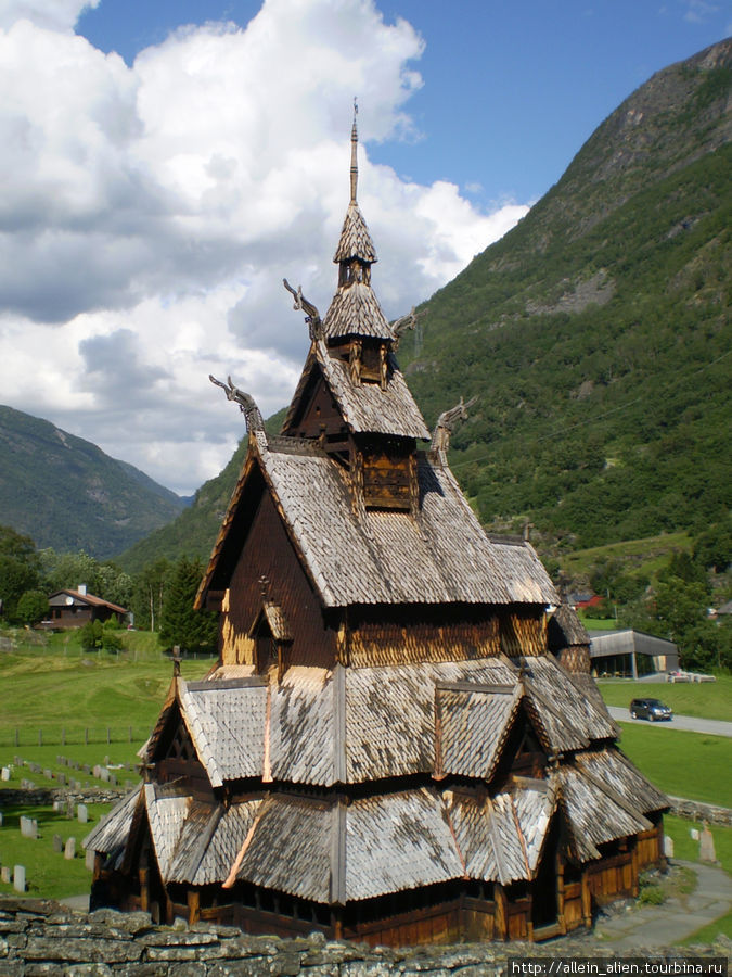 Церковь 13 века. Норвегия