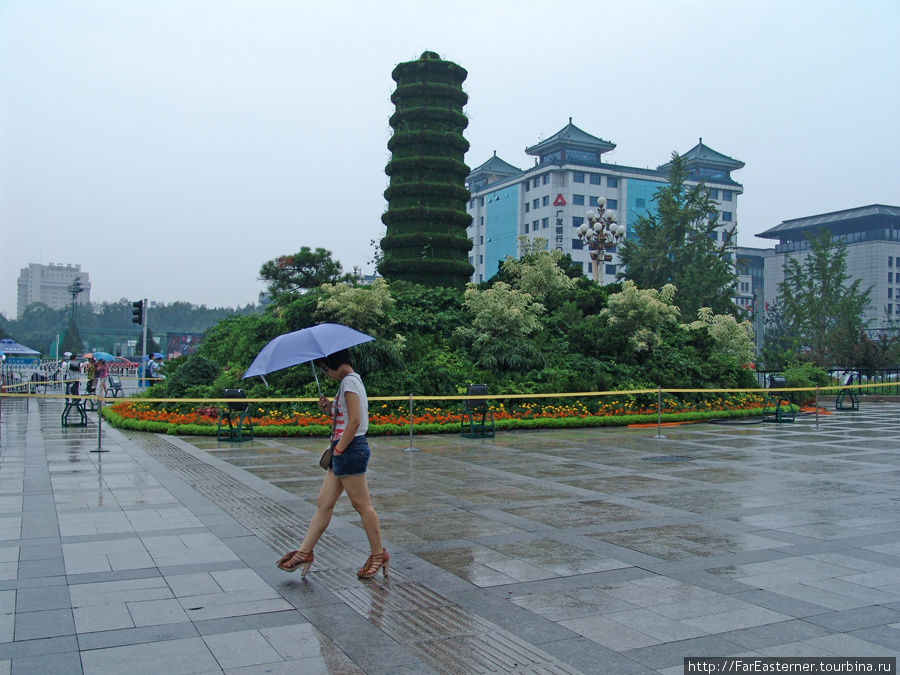 Дождливый Пекин Пекин, Китай