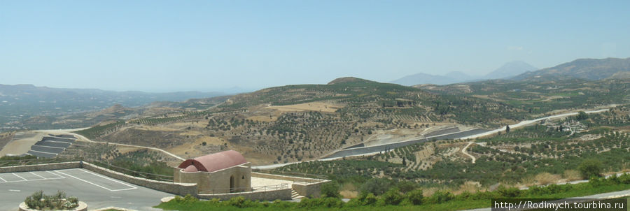 Панорама на долину Остров Крит, Греция