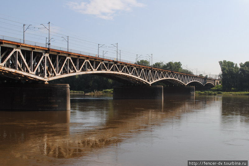 Главная польская река Варшава, Польша