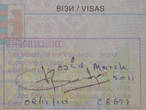 Так выглядит продлённая виза в Шри Ланке до 3-х месяцев.
