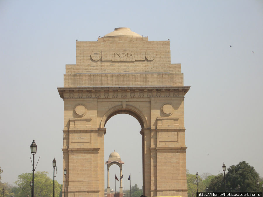 Индийские ворота Дели, Индия