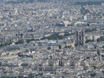 Вид с Эйфелевой башни — Нотр Дам де Пари