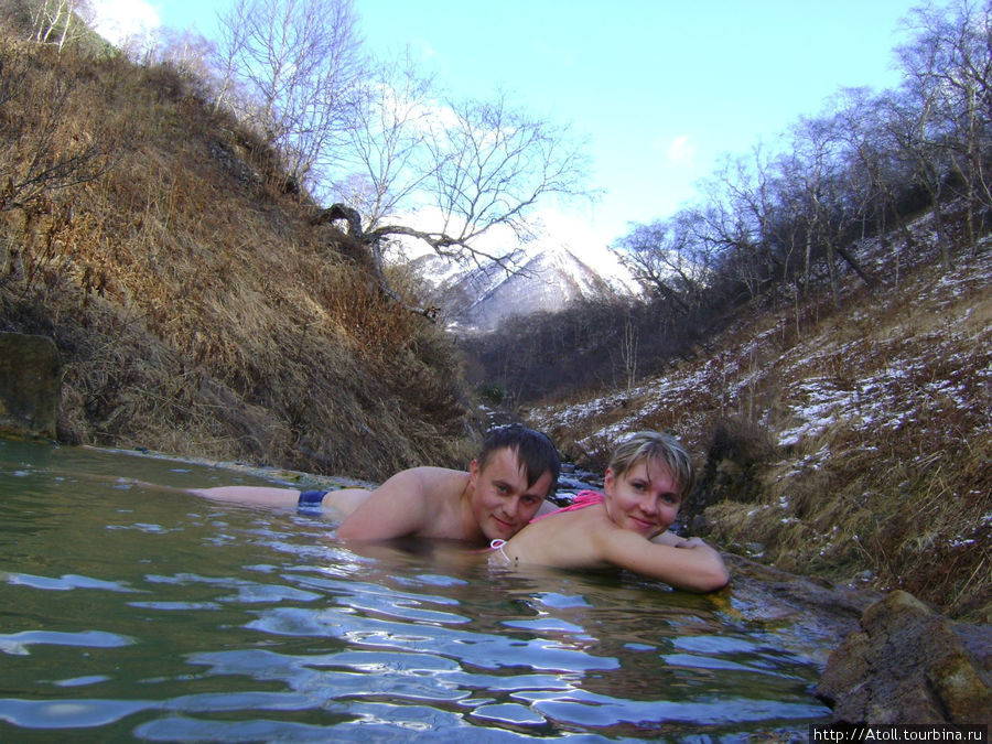 Двойное купание Камчатский край, Россия