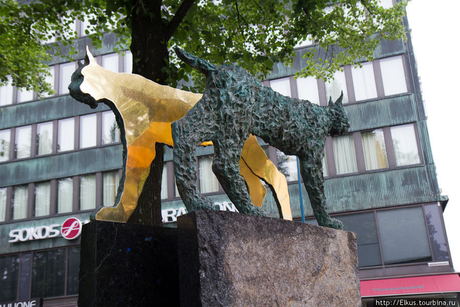 Современная скульптура в Котке Котка, Финляндия