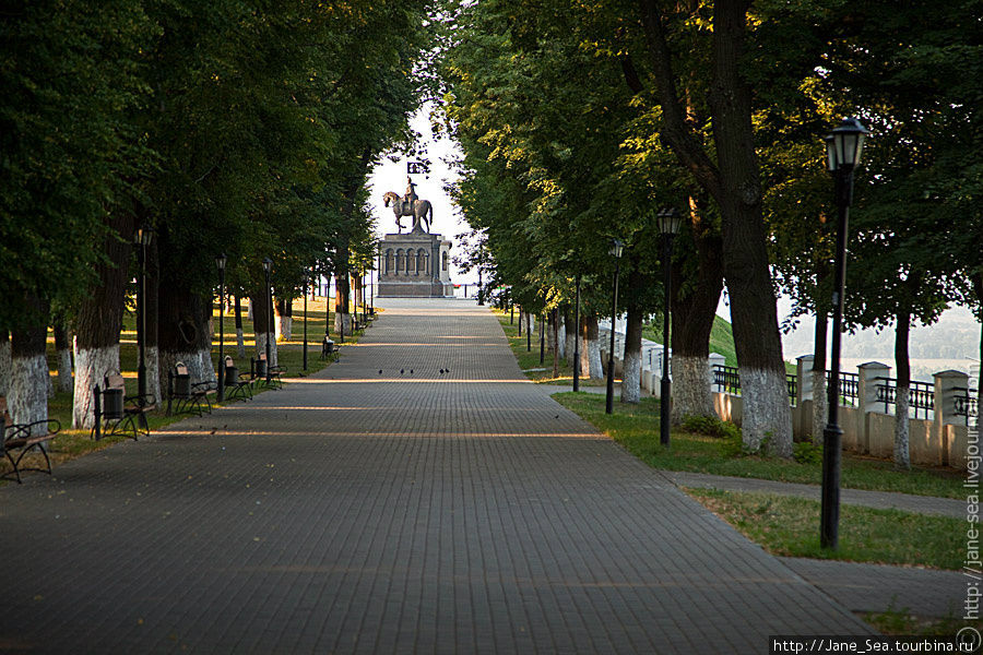 Весь город заполонили липы, они везде — в парках, на улицах. Их липкий сок остается на обуви, покрывает ровным слоем макушку и плечи Владимир, Россия