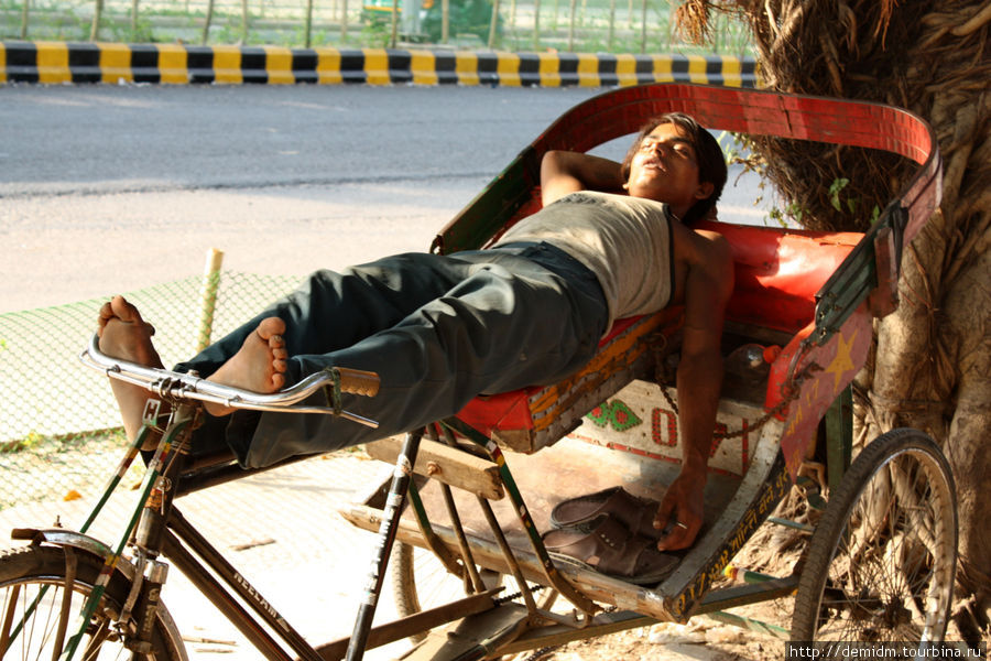 Отдых на рабочем месте Дели, Индия