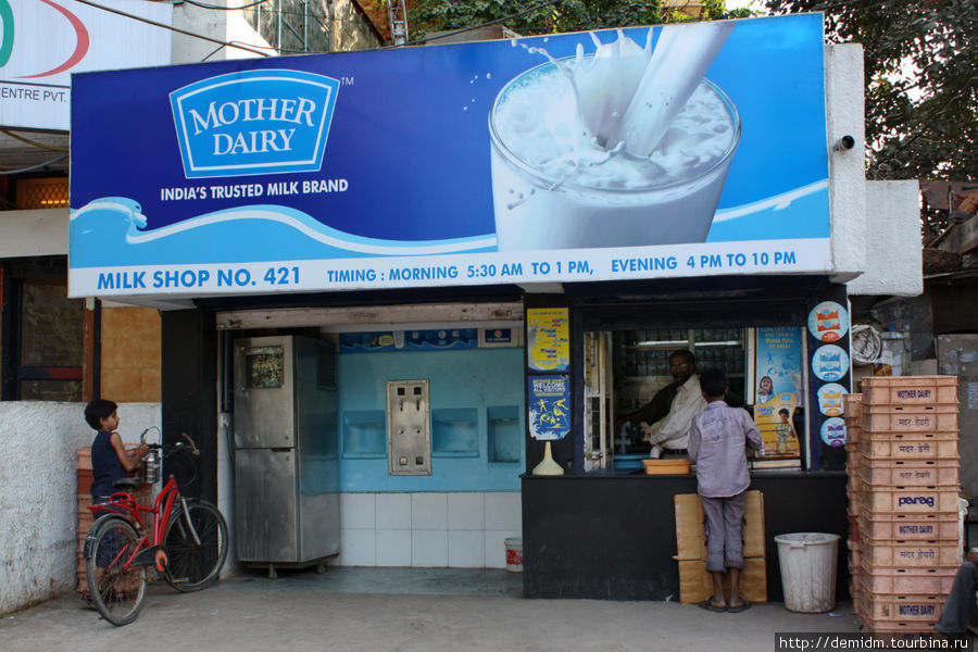 Молочный киоск Дели, Индия