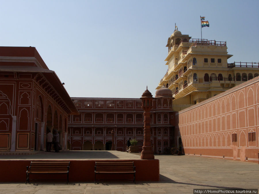 во дворце махараджи Джайпур, Индия
