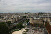 Париж. Вид с колокольни Нотр Дам де Пари