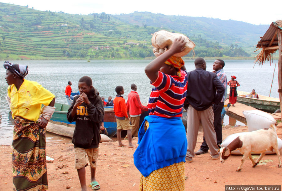 Порт по-угандийски Озеро Буниони, Уганда