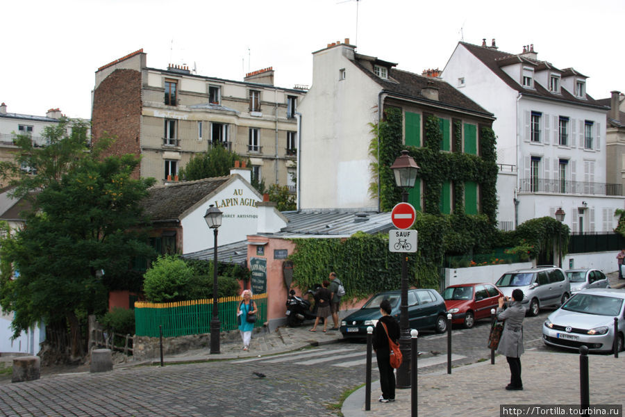 В переулках Монмартра Париж, Франция