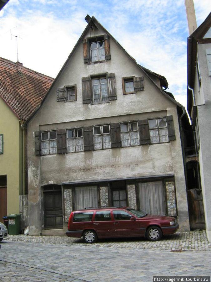 Старый старый дом Динкельсбюль, Германия