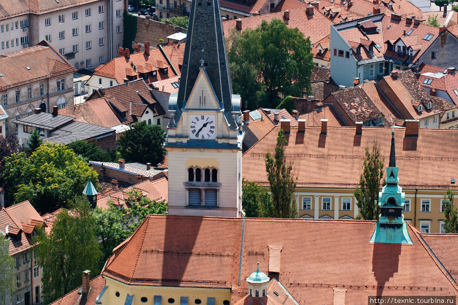 В центре всё мило и по-европейски Любляна, Словения