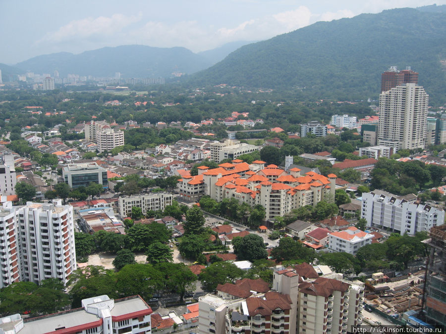 Джорджтаун, остров Пинанг. Вид сверху Джорджтаун, Малайзия