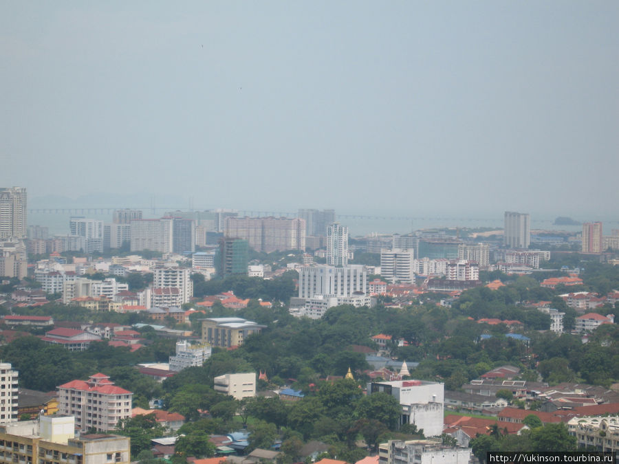Джорджтаун, остров Пинанг. Вид сверху Джорджтаун, Малайзия