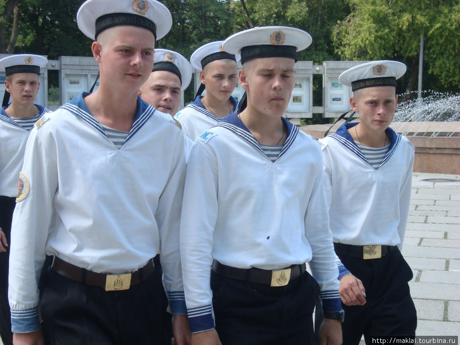 Матросы ВМФ Украины.