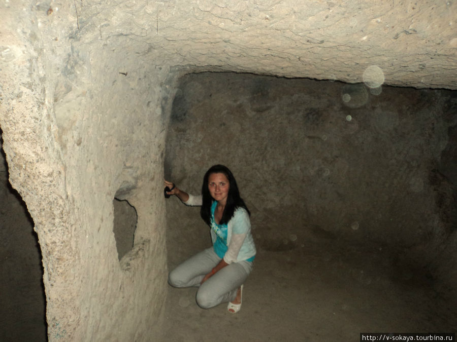 подземный город Каймаклы близ Каппадокии Каппадокия - Гереме Национальный Парк, Турция