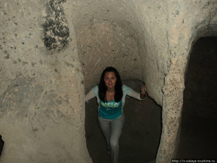 подземный город Каймаклы близ Каппадокии Каппадокия - Гереме Национальный Парк, Турция