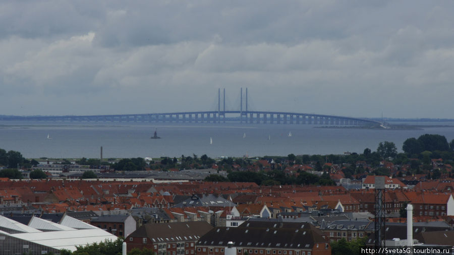 Мост в Мальмо. Копенгаген, Дания