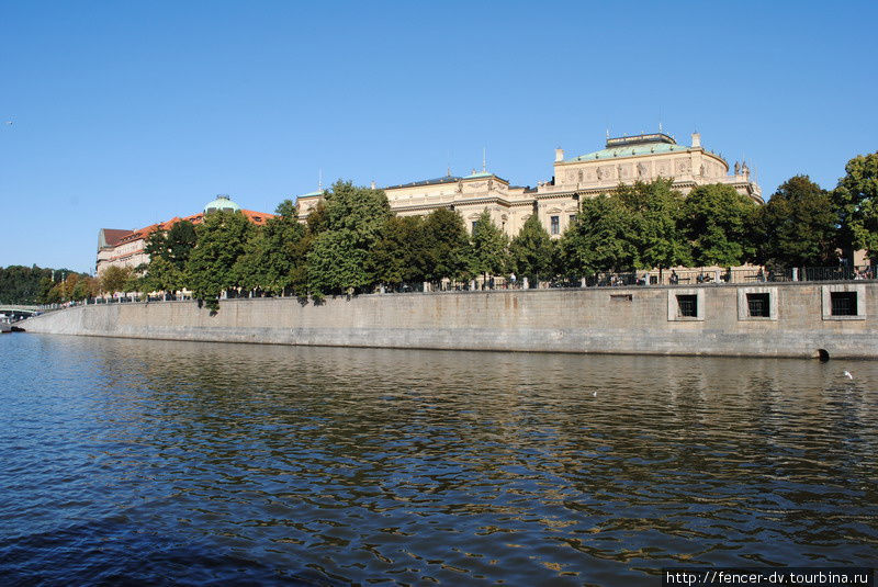 Летняя Прага с воды Прага, Чехия