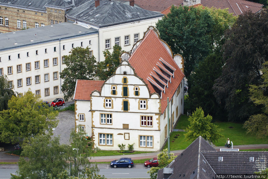 Билефельд с высоты замка Sparrenburg Билефельд, Германия