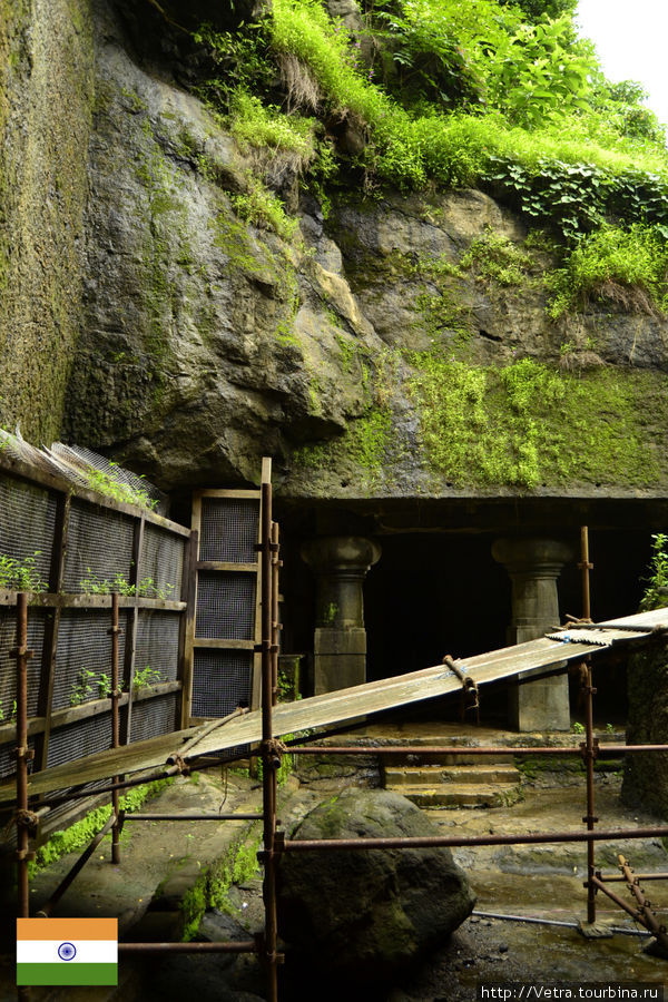 пещеры острова Элефанта Мумбаи, Индия