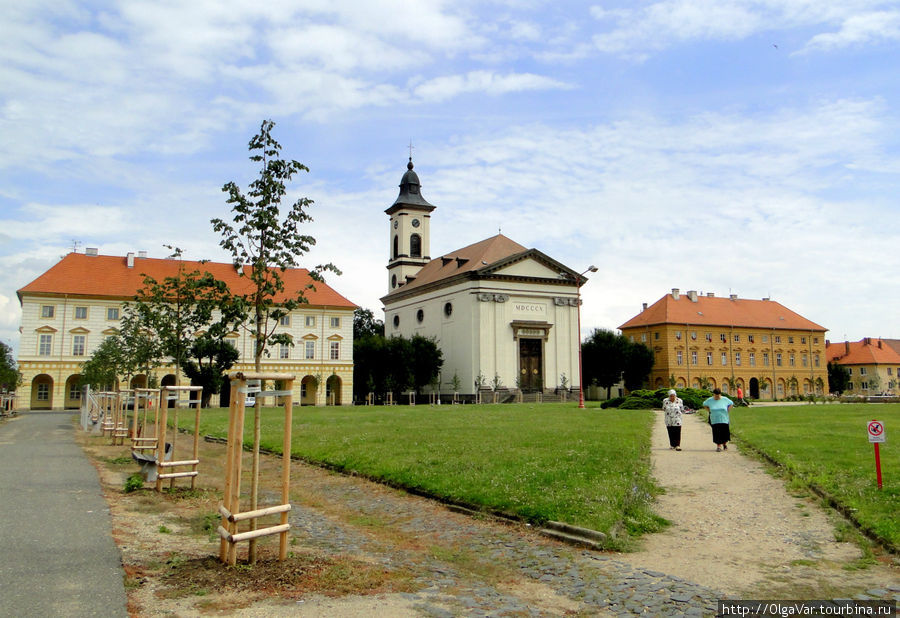 Площадь чешской Армии Терезин, Чехия
