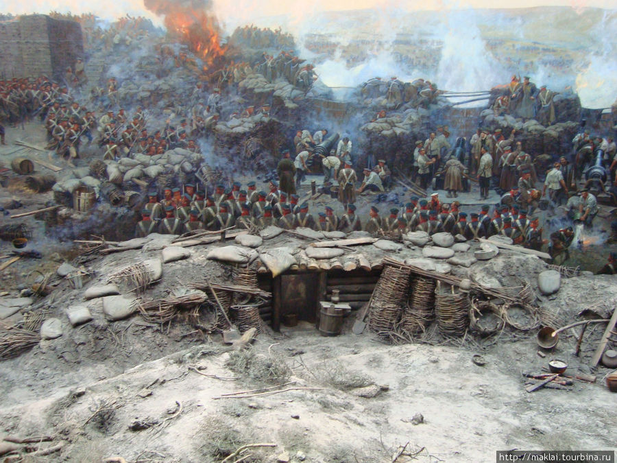 Панорама первой обороны Севастополя 1854-1855 гг. Севастополь, Россия