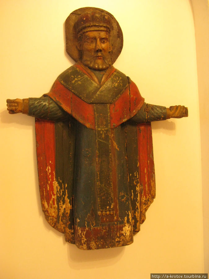 Никола Угодник (?) — статуэтка в музее Касимов, Россия