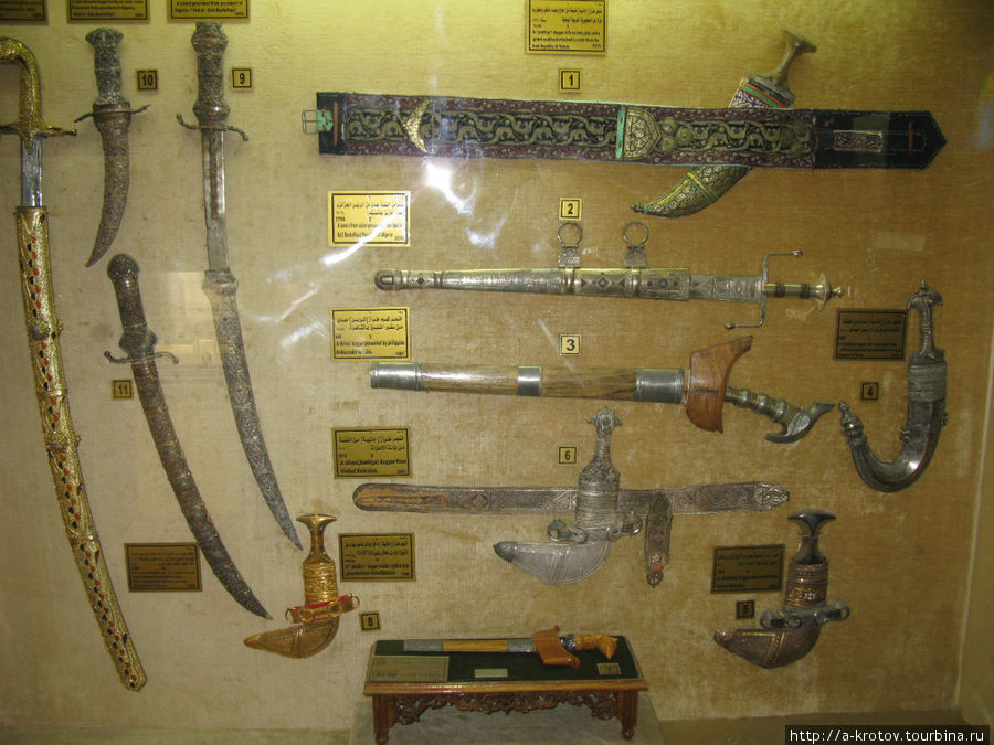 Оружие в музее Каир, Египет