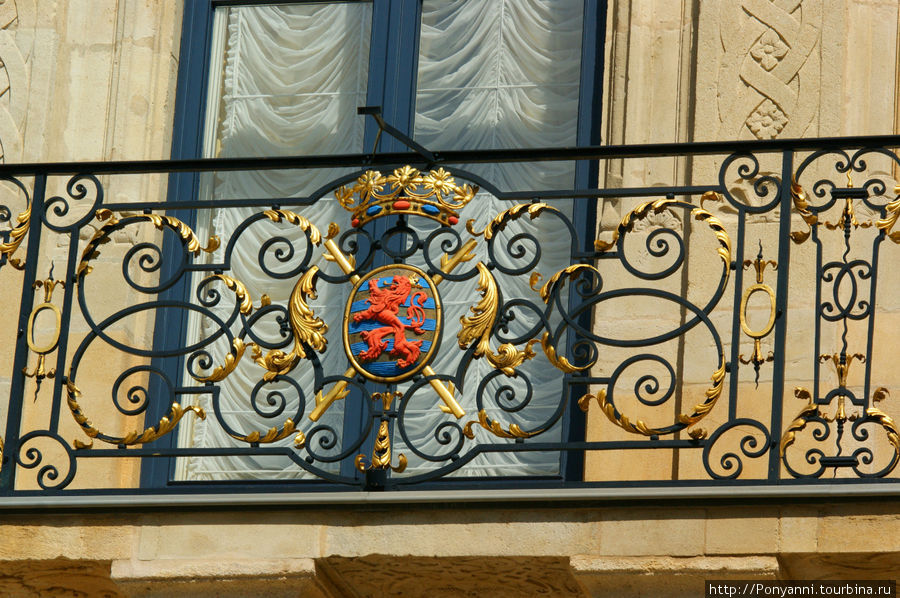 Детали дворцовых перил. Люксембург, Люксембург