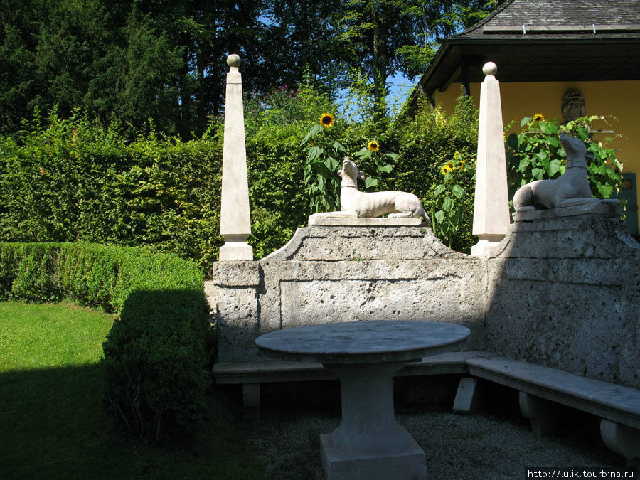 Потешные фонтаны Хельбрунн, Австрия