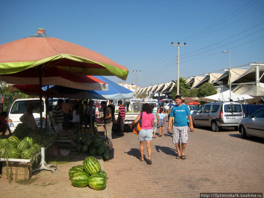 Большой и малый продуктовый и вещевой рынки Дидим, Турция