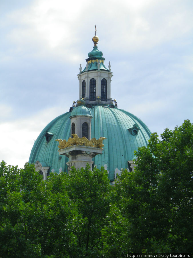 Церковь св. Карла Борромея (Karlskirche) Вена, Австрия