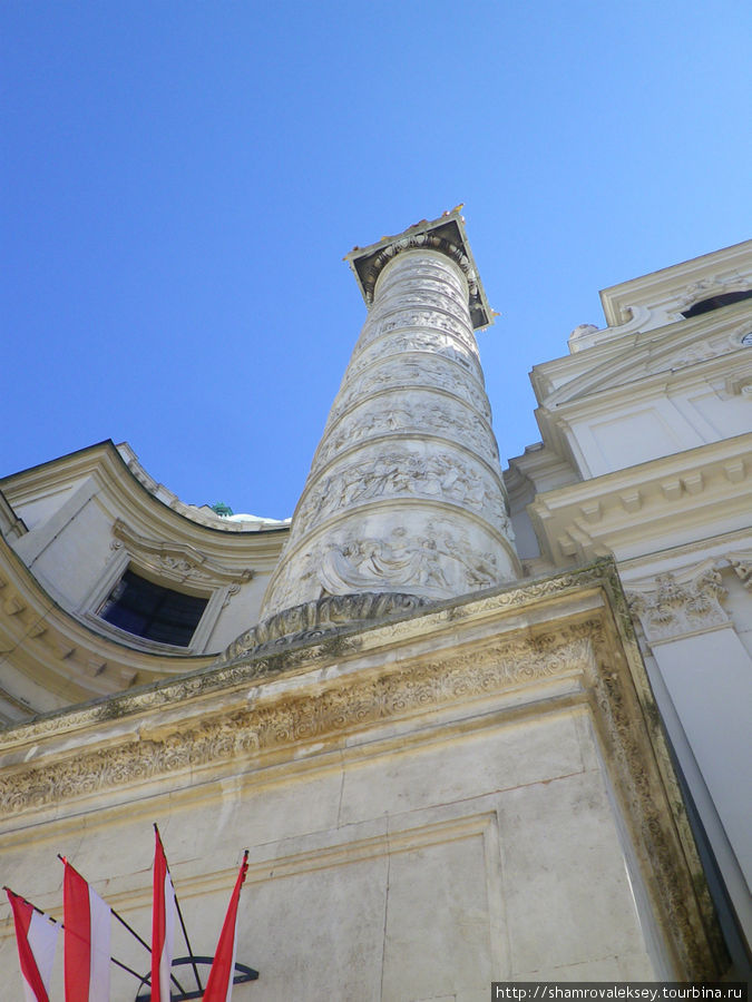 Церковь св. Карла Борромея (Karlskirche) Вена, Австрия