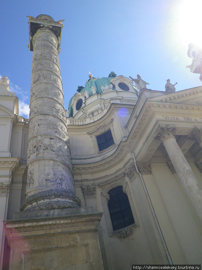 Церковь св. Карла Борромея (Karlskirche) Вена, Австрия