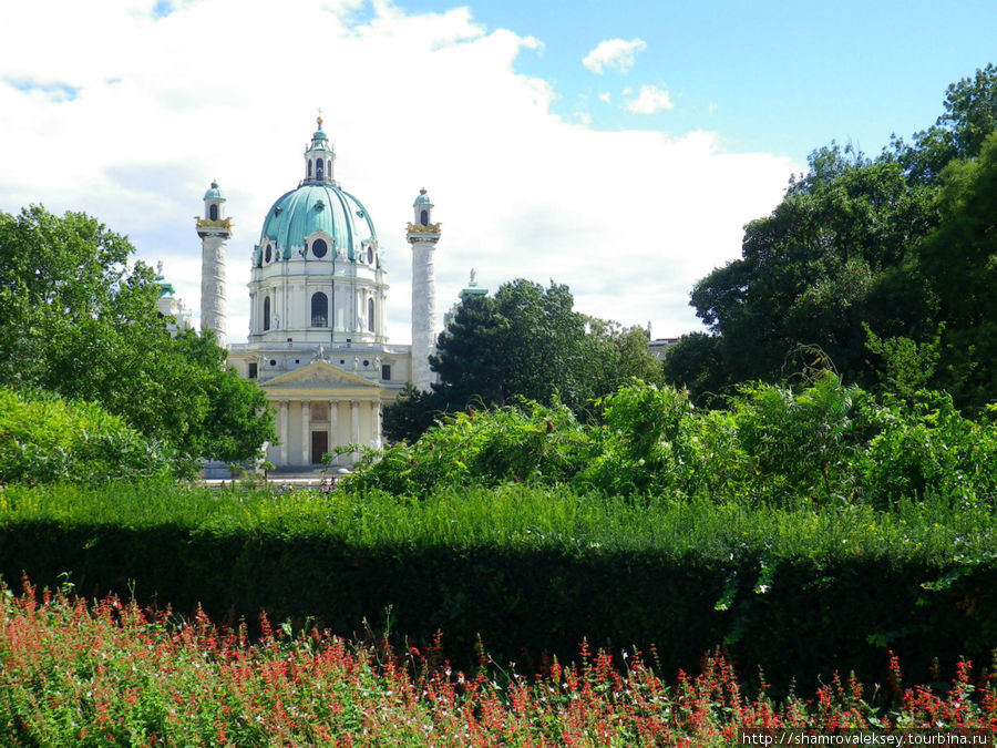 Церковь св. Карла Борромея (Karlskirche) Вена, Австрия