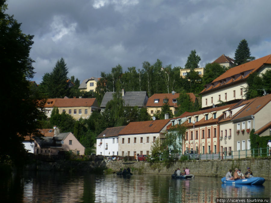 Сплав по Влтаве Чешский Крумлов, Чехия