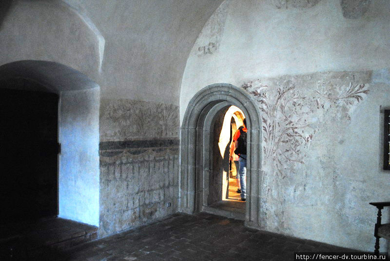 В мрачных покоях старого замка Йиндржихув-Градец, Чехия