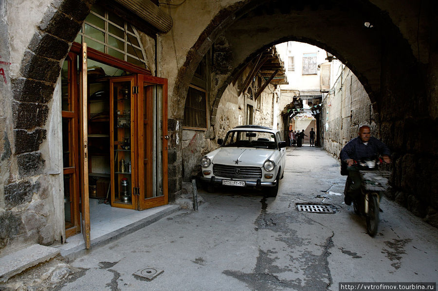 Утро в Старом городе Дамаск, Сирия