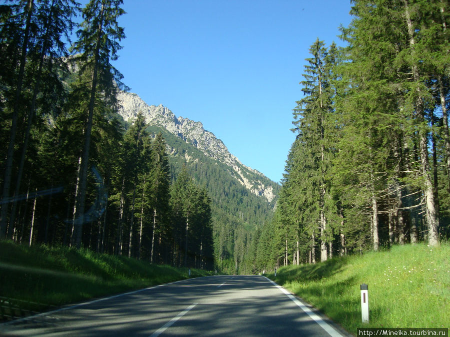 По дороге к Plansee Земля Тироль, Австрия