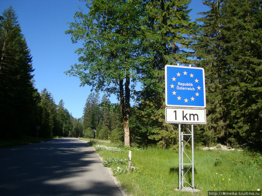 По дороге к Plansee Земля Тироль, Австрия