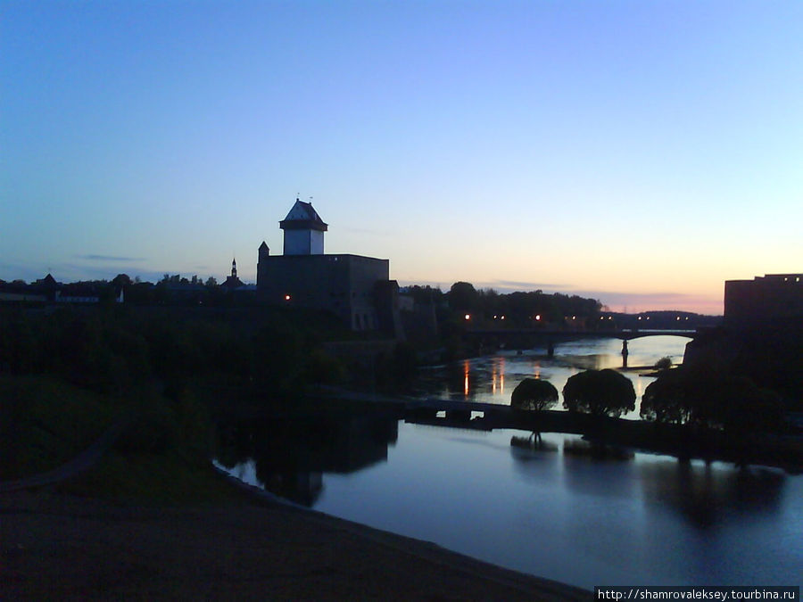 Ночь. Нарва. Впечатления Нарва, Эстония